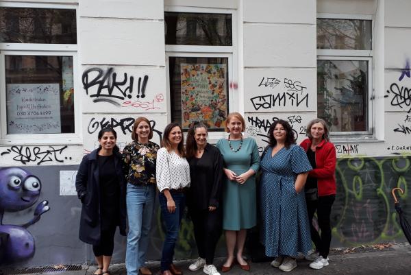 Kiezanker Bundesfamilienministerin