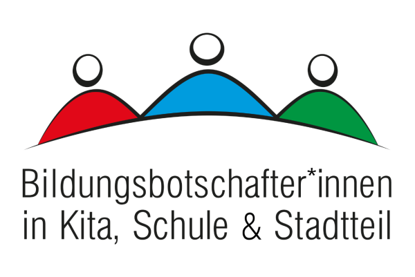 Logo Bildungsbotschafter*innen in Kita, Schule & Stadtteil