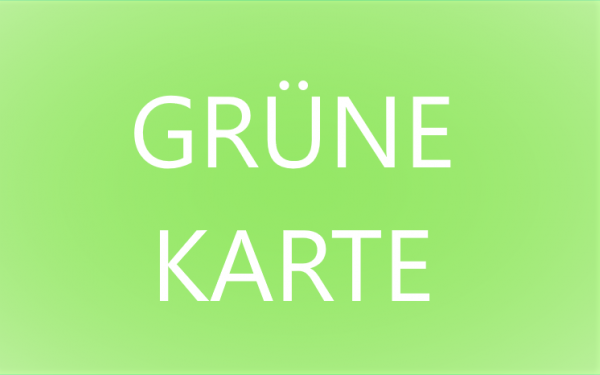 grüne karte