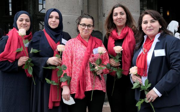 Stadtteilmütter: Team bei Zertifizierung