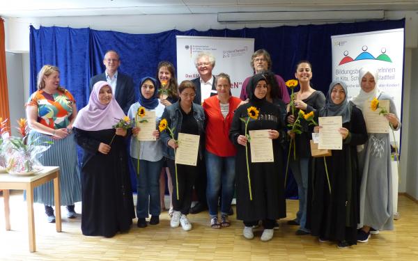 Zertifizierung Bildungsbotschafterinnen Werbellinsee-Grundschule
