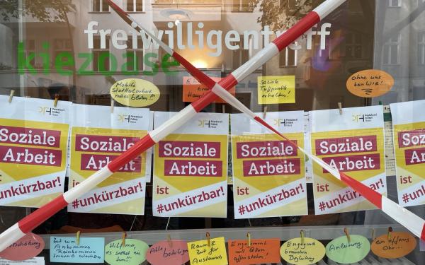Soziale Arbeit ist unkürzbar - Kiezoase